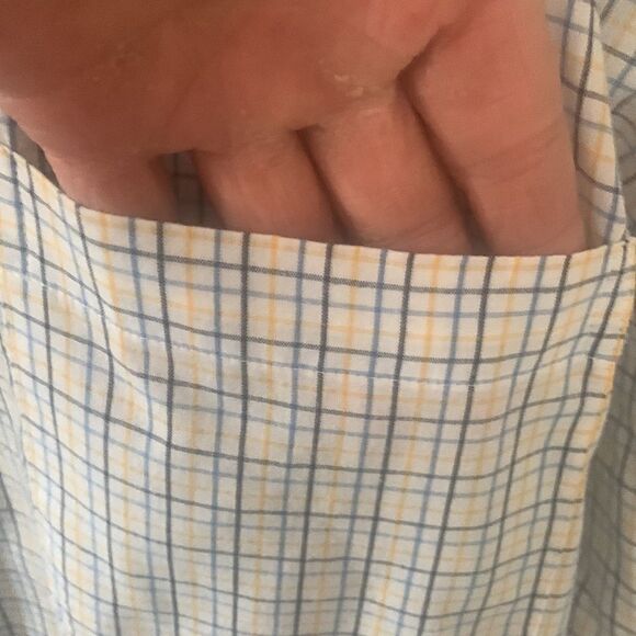 Saddlebred classic fit button down casual shirt size 3X preloved 💛  EUC - Picture 5 of 11